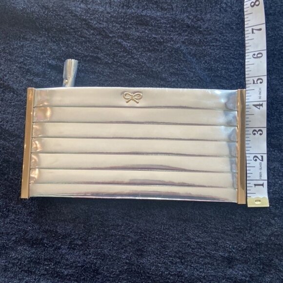 Anya Hindmarch Clutch Pleated Mini Evening Bag - Picture 8 of 8